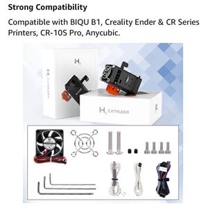 BIQU H2 Extruder, V2.0 New Upgraded Dual Gear Printer NEW NEVER USED IN BOX